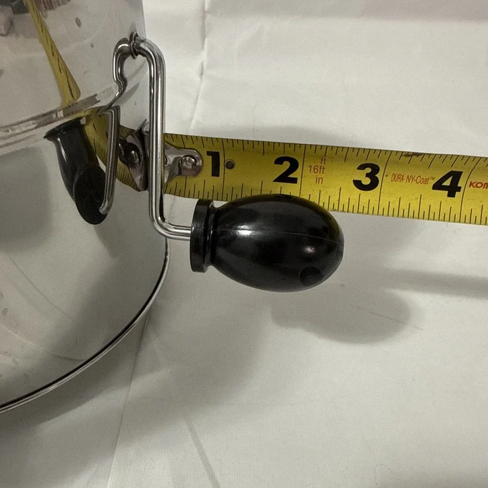 Flour Sifter 8 Cup‎ Stainless Steel Rotary Hand Crank New!
